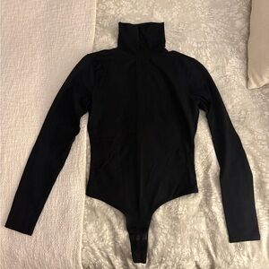 Madewell Black Turtleneck Top